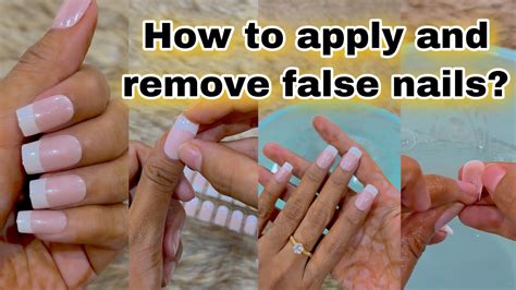 can i use shoe glue for fake nails|applying nail glue.